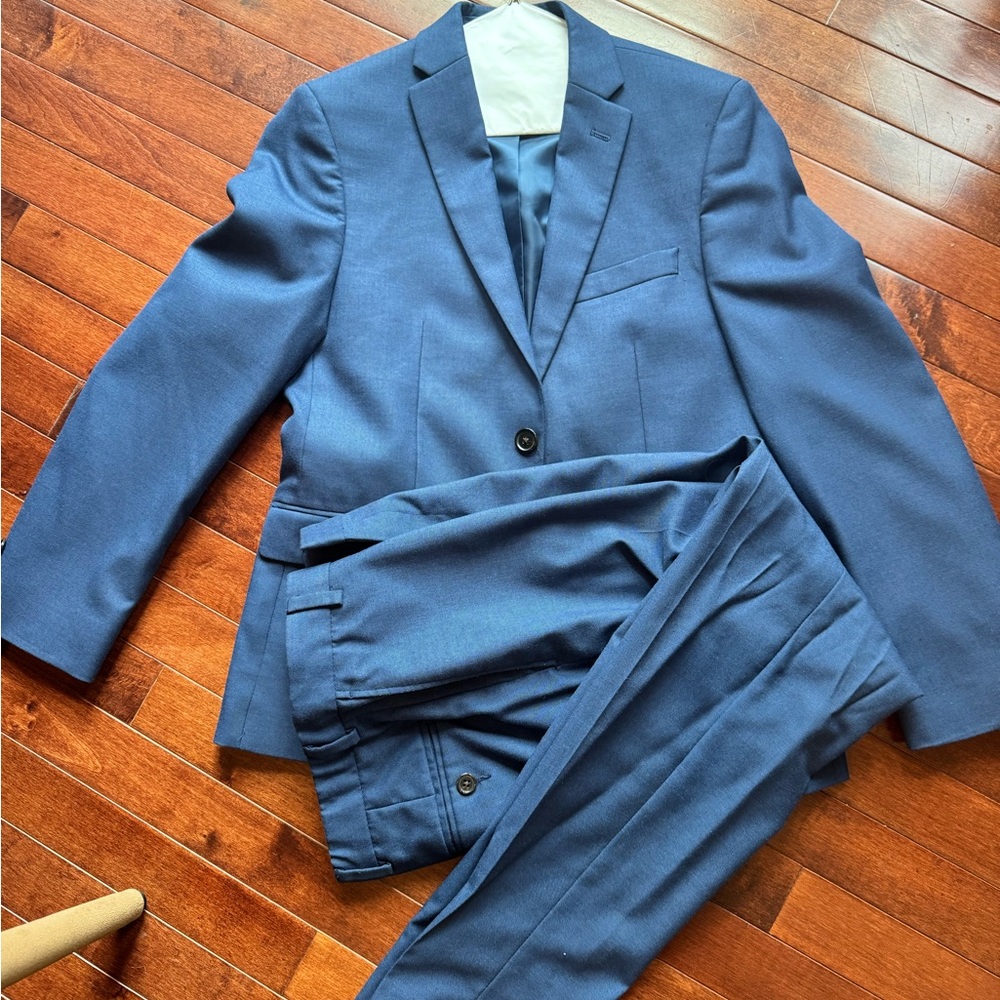 Ralph Lauren Boys Navy Blue Suit Jacket & Pants